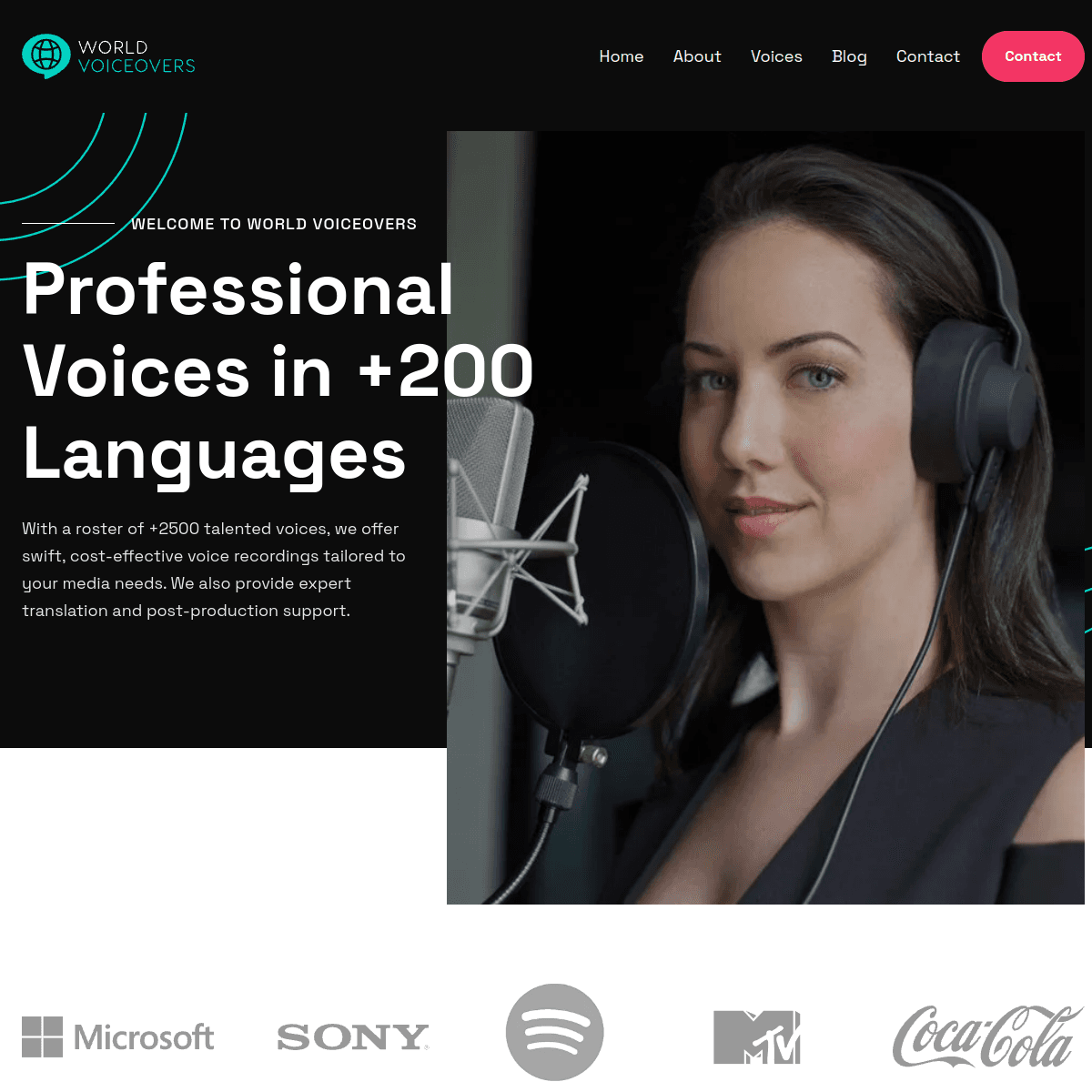 World Voiceovers - Voice Over Service